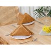 Unique Bargains Cocktail Weddings Dinner Banquets Polyester Napkins 19 x 19 Inches 12 Pcs - 2 of 4
