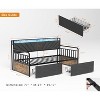 PAGED Twin Size Metal/Farmhouse Daybed Frame, Multi-Functional Designs (Trundle/Drawers/Headboard) for Bedrooms/Living Rooms/Guest Rooms - 2 of 4