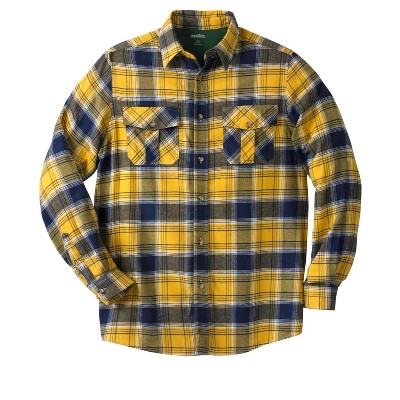 KingSize Men's Big & Tall Signature Plaid Flannel Shirt