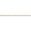 Black Bow Jewelry 1.1mm, 14k Yellow Gold, Singapore Chain Anklet, 9 Inch - image 2 of 4