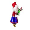 De Carlini Italian Ornaments 7.5 Inch Santa's Sweets Bag Green Christmas Tree Ornament , Claus Christmas Italian (1PC) - 3 of 3