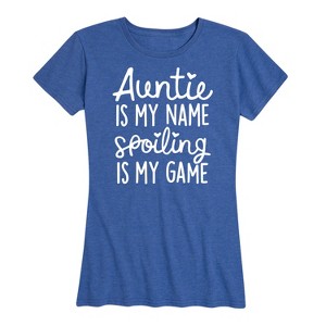 Women's - Instant Message - Spoiling Is My Game Short Sleeve Graphic T-Shirt - 1 of 4