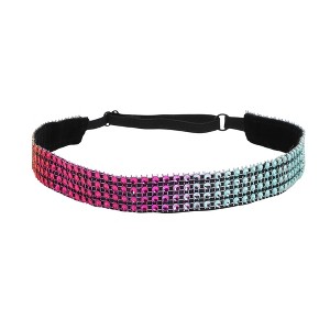 Unique Bargains Women's Adjustable Rhinestone Headbands 1 Pc - 1 of 4