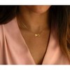 Initial Heart Necklace Stainless Steel Tiny Heart Letter Necklace Personalized Monogram Name Necklace for Women - 4 of 4