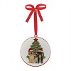 Dogs and Christmas Tree Disc Ornament (Set of 12) - 4 of 4