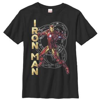 Boy\'s Marvel Avengers: Endgame Iron Man Portrait T-shirt : Target