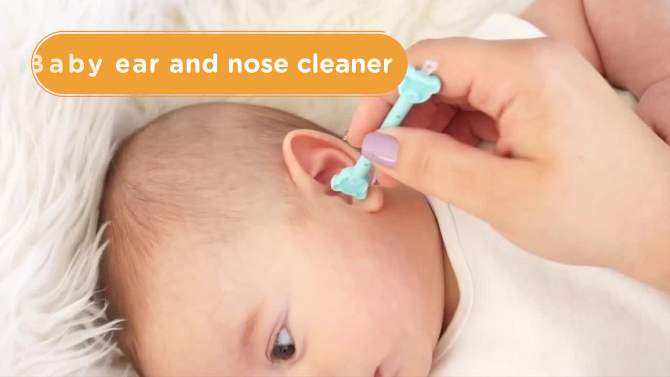 oogiebear Dual Nasal Booger and Ear Wax Remover for Newborns, Infants and Toddlers - Aspirator Alternative, 2 of 10, play video