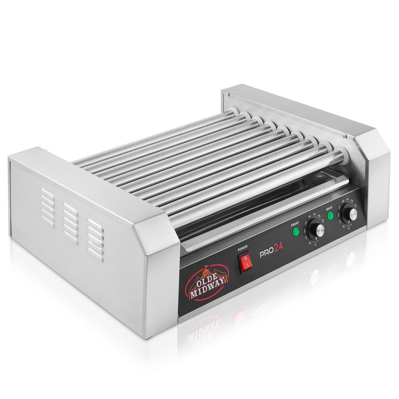 Olde Midway Electric Hot Dog Roller Grill Cooker, Commercial Grade Machine, 2 of 8