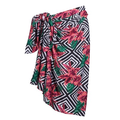 Beachcombers Floral Geo Sarong