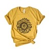 Simply Sage Market Sunflower Short Sleeve Tee - 3 of 4