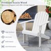 Tangkula 4PCS Patio Adirondack Chair w/ Inclined Seat High Backrest & Wide Armrests - 2 of 4