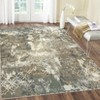 Machine Washable Rug Modern Abstract Carpet Non Slip Geometric Throw Rug Foldable Low Pile Ultra Soft Distressed Accent Rug for Living Room, Office - 2 of 4