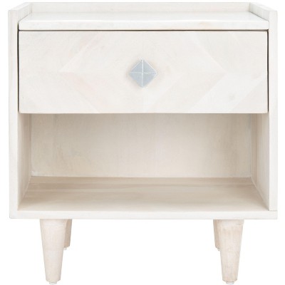 Tahseen Parquet Nightstand  - Safavieh
