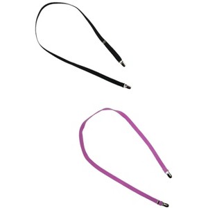 CTM Kids' Elastic 1/2 Inch One Piece Adjustable Mitten Clips (2 Pack) - 1 of 1
