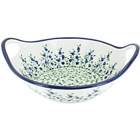 Zaklady Mosaic Flower Large Mixing Bowl Polish Pottery