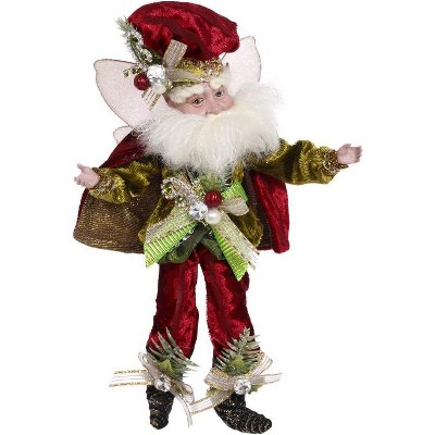  Mark Roberts Products 10" White and Red Luxe Lodge Christmas Fairy Figure 