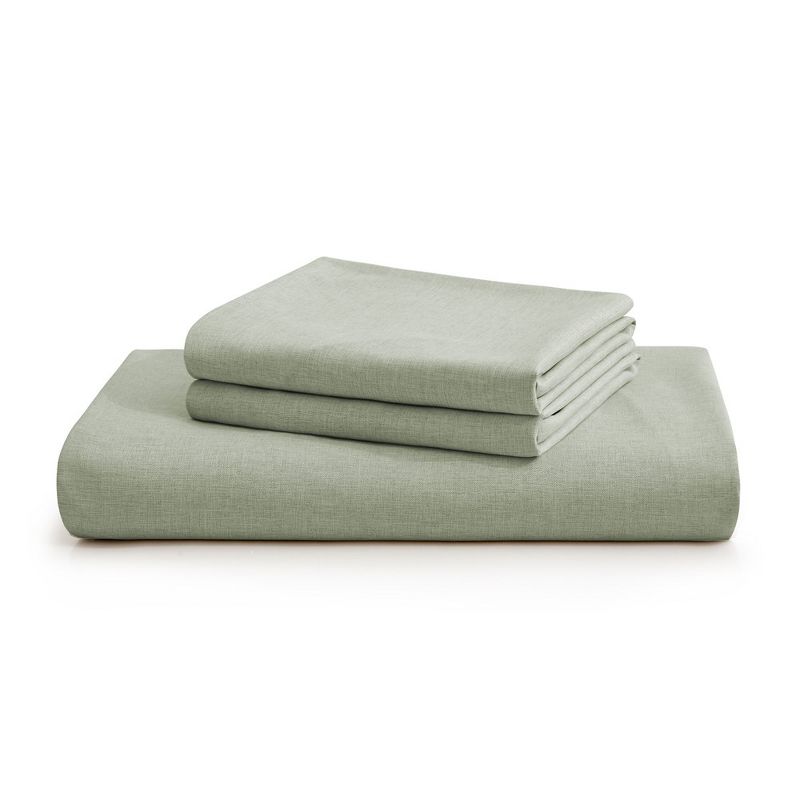 Peace Nest Faux Linen Duvet Cover Set, Linen Like Textured Durable Comfy Duvet Cover, 5 of 6