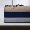 Tribeca Living Madrid Waffle Weave Cotton Throw - 3 of 3