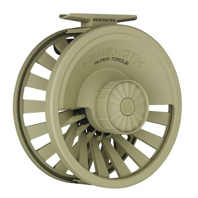 Redington Behemoth Mighty Deep Spool Ambidextrous 4/5 Fly Fishing Reel, Desert