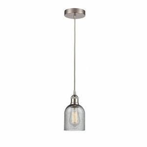 Caledonia - 1 Light Cord Hung Mini Pendant In Industrial Style-9.75 Inches Tall and 5 Inches Wide - 1 of 1