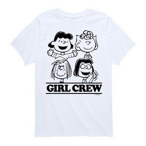Boys' - Peanuts - Girl Crew Short Sleeve Graphic T-Shirt - 1 of 4