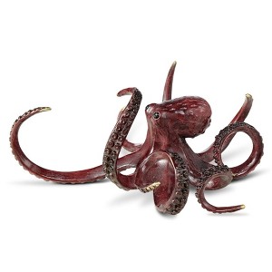 SPI Home Curious Octopus Brass Sculpture Coastal Sea Life Accent 3.5 Inches Tall - 1 of 3