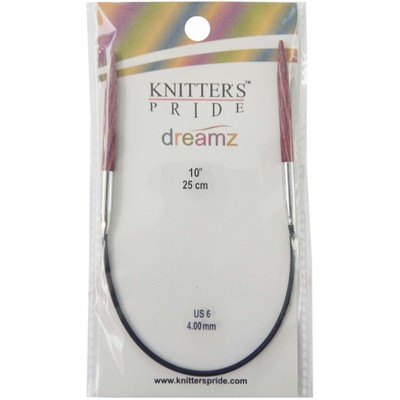 Knitter's Pride-Dreamz Fixed Circular Needles 10"-Size 6/4mm