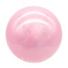 Kurt Adler 80MM Glass Pearlized Pink Ball Ornaments, 6-Piece Set - 4 of 4