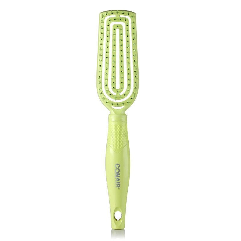 Conair Scalp Care Flexi Head Slim Hair Brush - All Hair - Light Green, 3 of 8