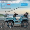 12V Kids Electric Car, 4 Wheeler Electric Vehicles with Remote Control, Spring Suspension, 3 Speeds - 3 of 4