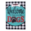 Evergreen Hope You Like Dogs Garden Burlap Flag- 12.5 x 18 Inches Outdoor Decor - 2 of 3