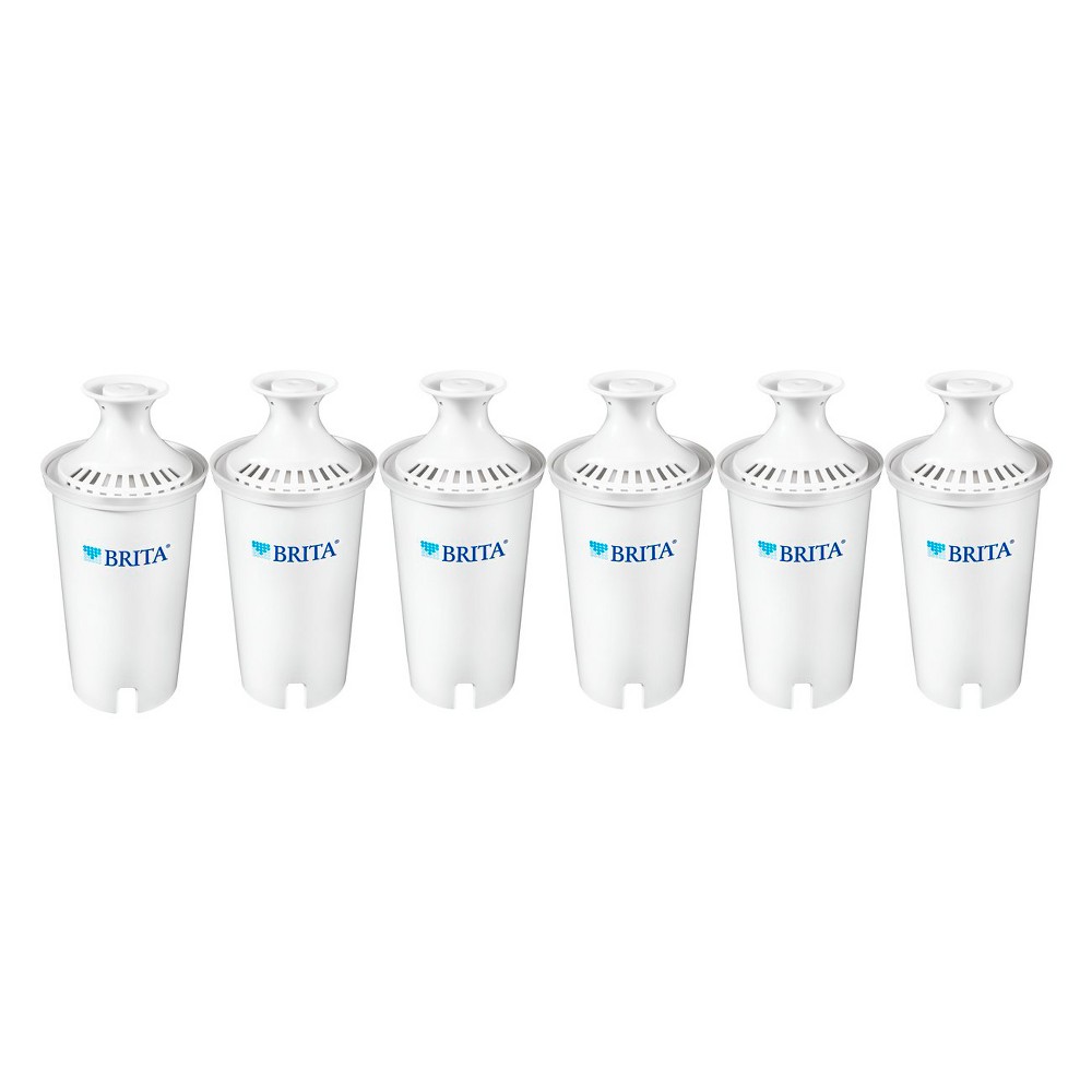 Brita Standard BPA Free Replacement Water Filters for Pitchers and Dispensers - ct