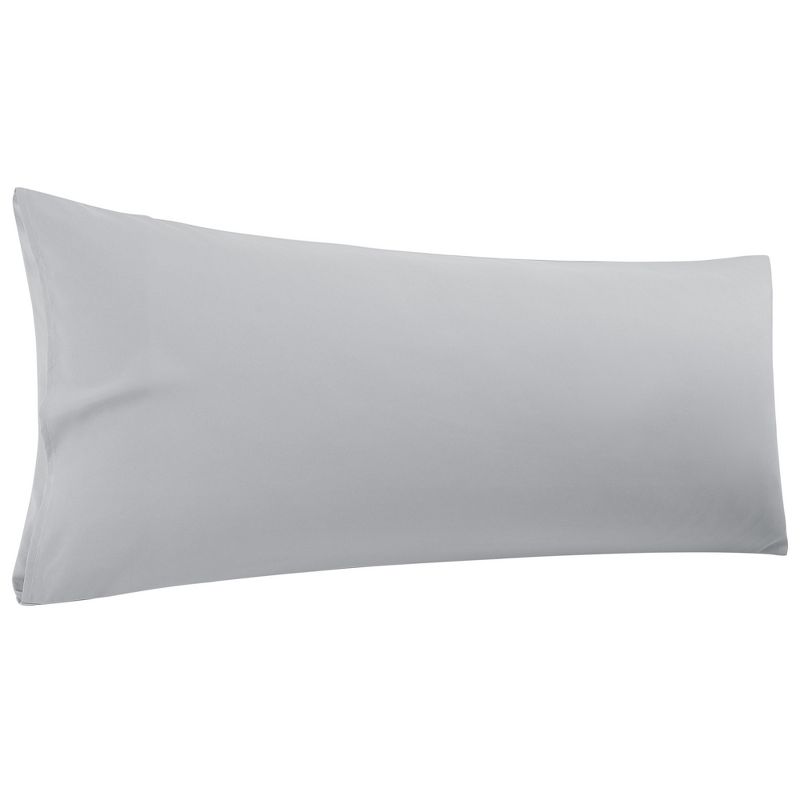 1 Pc Body 20"x72" 1800 Series Soft Brushed Microfiber Pillowcase Grey - PiccoCasa, 1 of 4