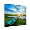 Trademark Fine Art Celebrate Life Gallery Rowboat at The Waters Edge Wood Slat Art - 2 of 4