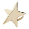 DII Decorative Holiday Napkin Ring Set, 6 Piece, Gold Stars - 3 of 4