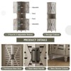 67.7" Tall Farmhouse Corner Cabinet, 5-Tier Shelves Storage Cabinet, Pantry Cabinet - 4 of 4