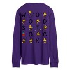 Men's - Peanuts - Woodstock Grid Long Sleeve Graphic T-Shirt - 2 of 4
