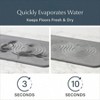 Home Bath Stone Mat 23.6x15.4 - Quick - Dry Non - Slip Diatomite Stone for Bathroom, Zen Slate - 2 of 4