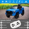 Electric Car for Kids, Licensed Toyota Tundra 12V Electric Truck, Off-Road Kids Pickup Car w/Remote - 3 of 4