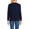 Lands' End Women's Long Sleeve Cotton Interlock Crew T-Shirt - 2 of 3