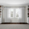 Hastings Home 1-inch Curtain Rod with Decorative Modern Turned Finials & Hardware, Black - 4 of 4