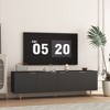 Bella Depot 68" Fluted TV Stand, Entertainment Center with Storage Doors, TV Console Media Cabinet for TVs up to 70" - 2 of 4