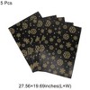 Unique Bargains Gift Wrap Paper Glossy Coated Paper 27.56" x 19.69" 5Pcs - 3 of 4