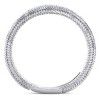 Pompeii3 Diamond Wedding Ring 1/5ctw Womens Stackable Diamond Band 10k White Gold - 2 of 4