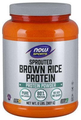 Sprouted Brown Rice Protein Powder by Now Foods  -  2 lbs Powder