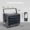 BEYOND HEAT Garage Heater, 7500W Heater for Garage with Remote, Overheat Protection for Garage, Workshop and Warehouse - 2 of 4