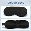 Unique Bargains Soft Silk Travel Eyes Pad Sleeping Eye Shade Cover