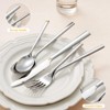 Itopfox 40-Piece Forged Stainless Steel Flatware Set, Mirror Polished Cutlery for Kitchen, Home, Wedding, Party, Dishwasher Safe - 4 of 4