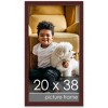 PosterPalooza | Minimalist Brown Picture Frame - UV Acrylic, Foam Board Backing, Hanging Hardware - 2 of 4