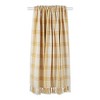 50"x60" Modern Farmhouse Plaid Throw Blanket Gold - Design Imports: Cotton Woven, Hypoallergenic, Machine Washable - 2 of 4